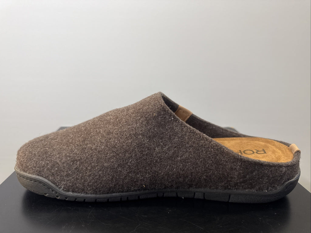 Rohde Herren Filz Pantolette Gr. 45 Mocca Pantoffel 6650