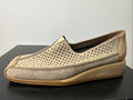 Rieker Halbschuh Gr. 36 Damen Leder Braun Slip On