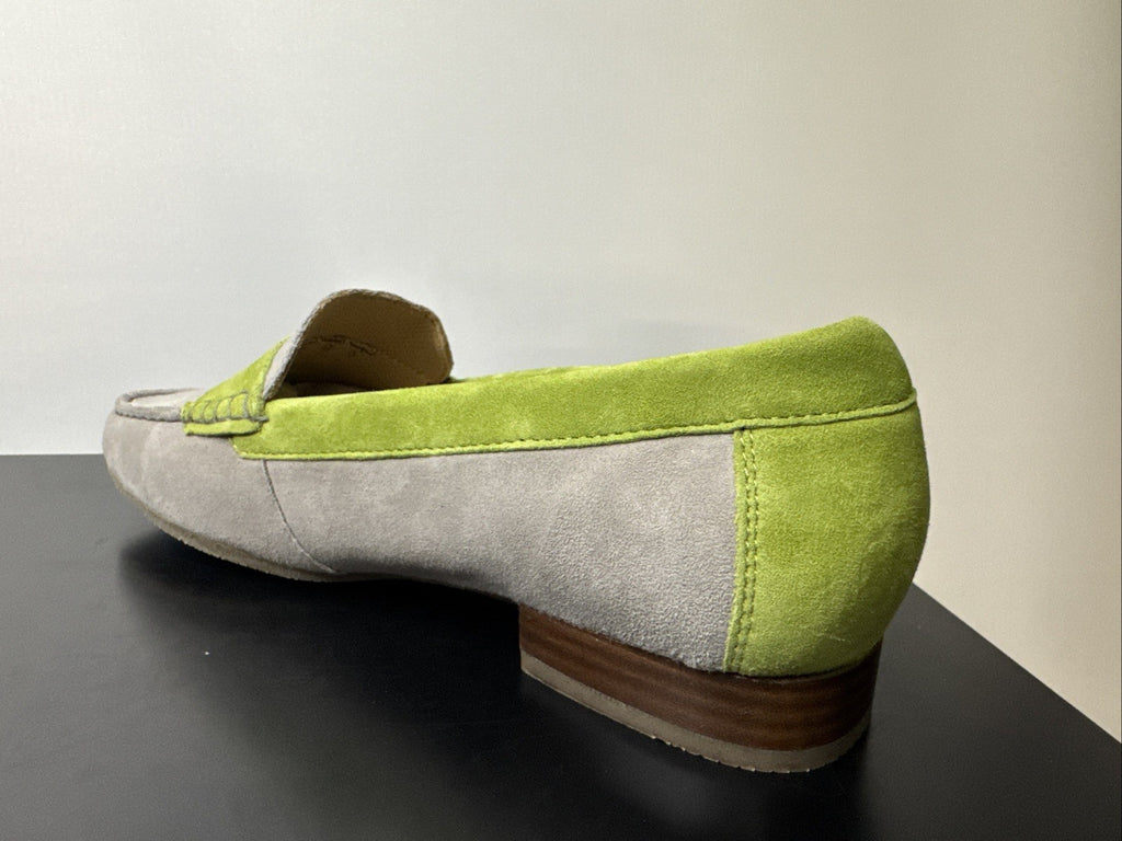 Sioux Corbina Slipper Gr. 3 Grau Damenschuhe Leder