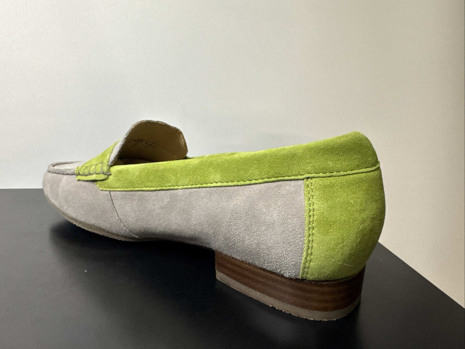 Sioux Corbina Slipper Gr. 3 Grau Damenschuhe Leder