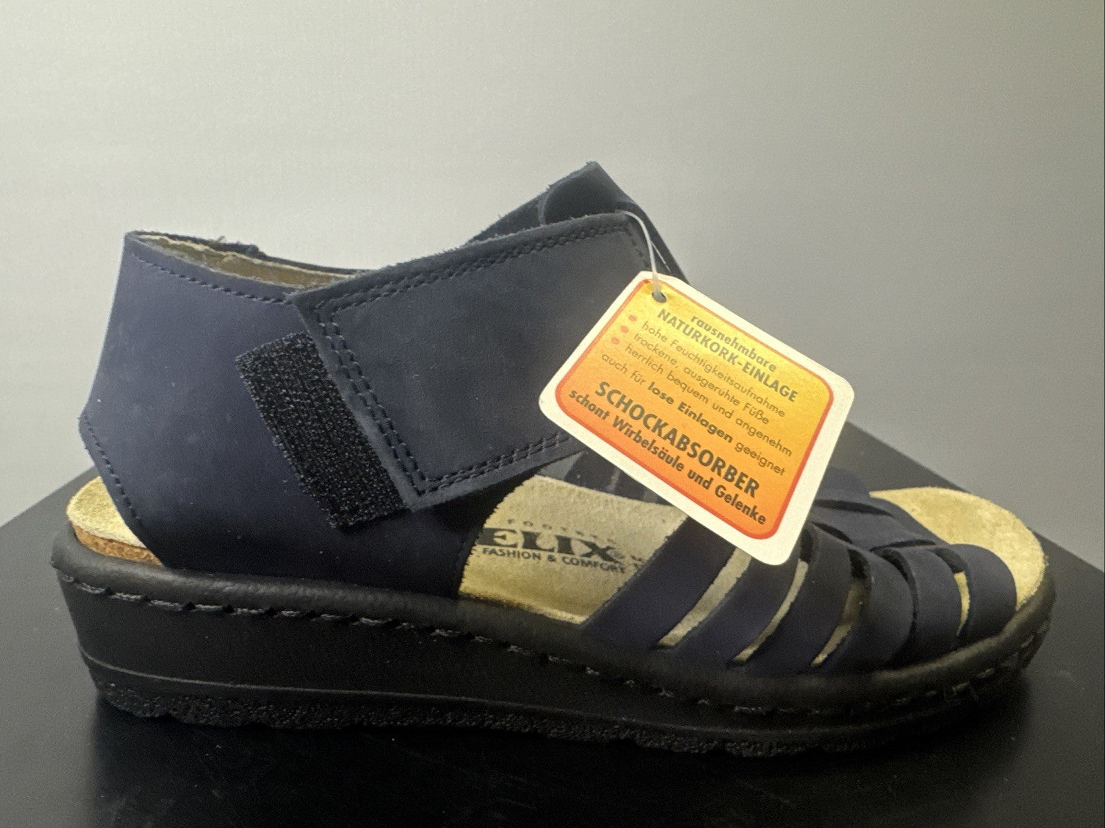 Helix Damenschuh Gr. 36 Sandale Blau 
