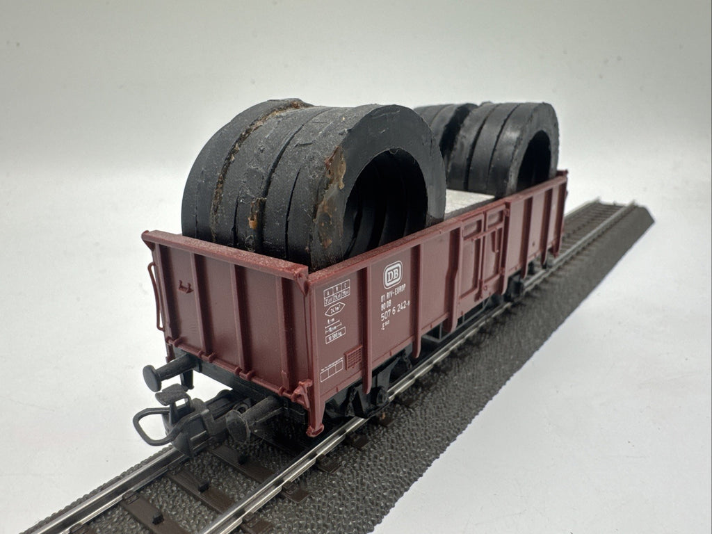 Märklin H0 4465 Hochboardwagen 507 6 242-8 DB - H0 HO Beladen #269