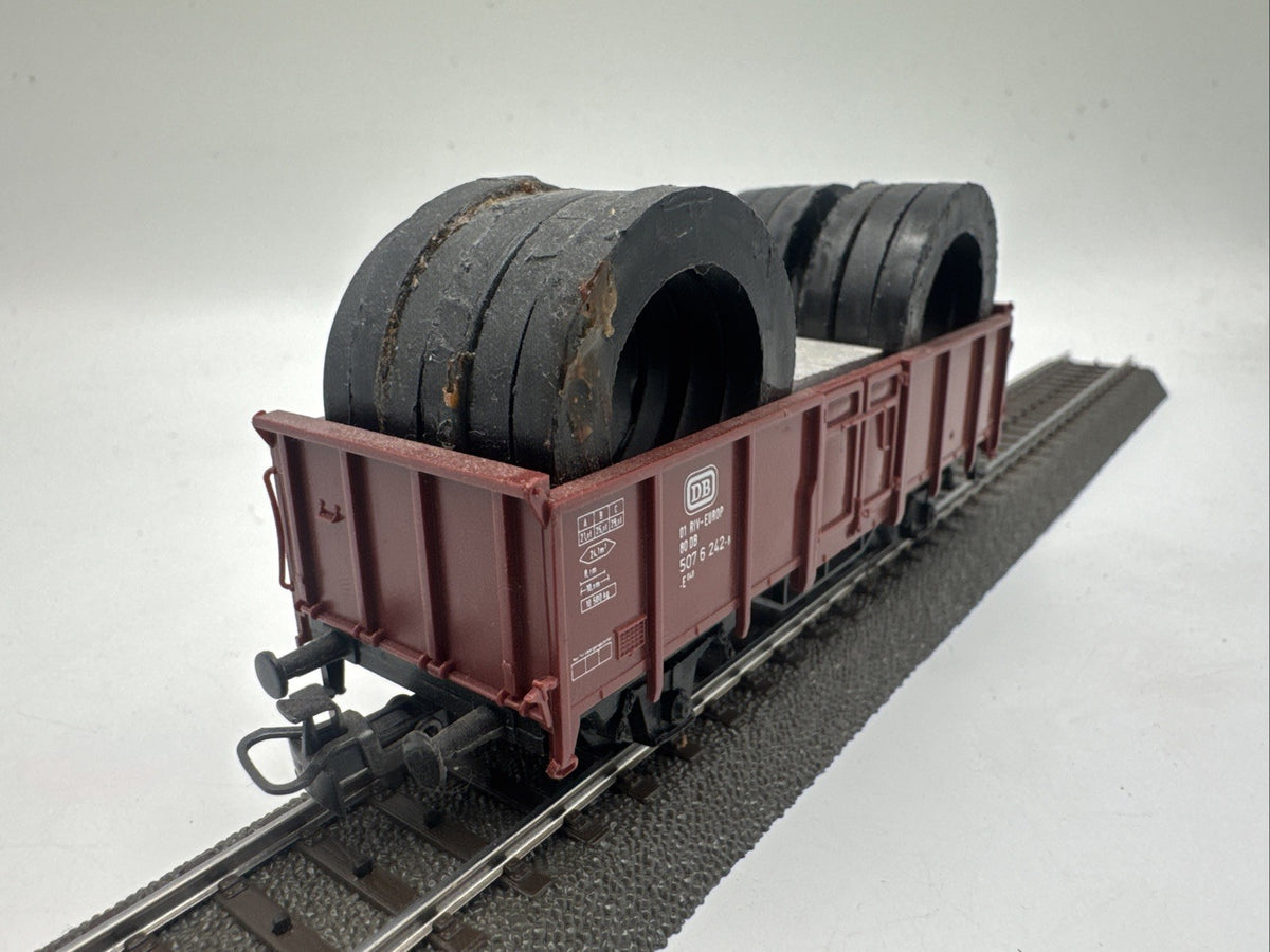 Märklin H0 4465 Hochboardwagen 507 6 242-8 DB - H0 HO Beladen #269