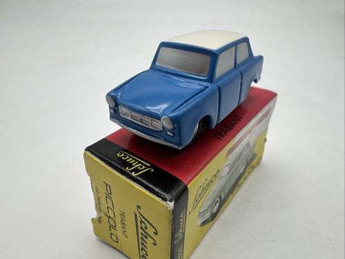 0130HO - Schuco Piccolo 1:90 01791 - Trabant blau Dach weiß - top in OVP #30