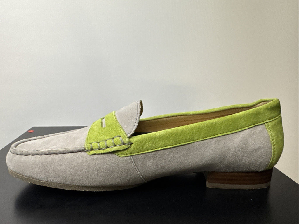 Sioux Corbina Slipper Gr. 3 Grau Damenschuhe Leder
