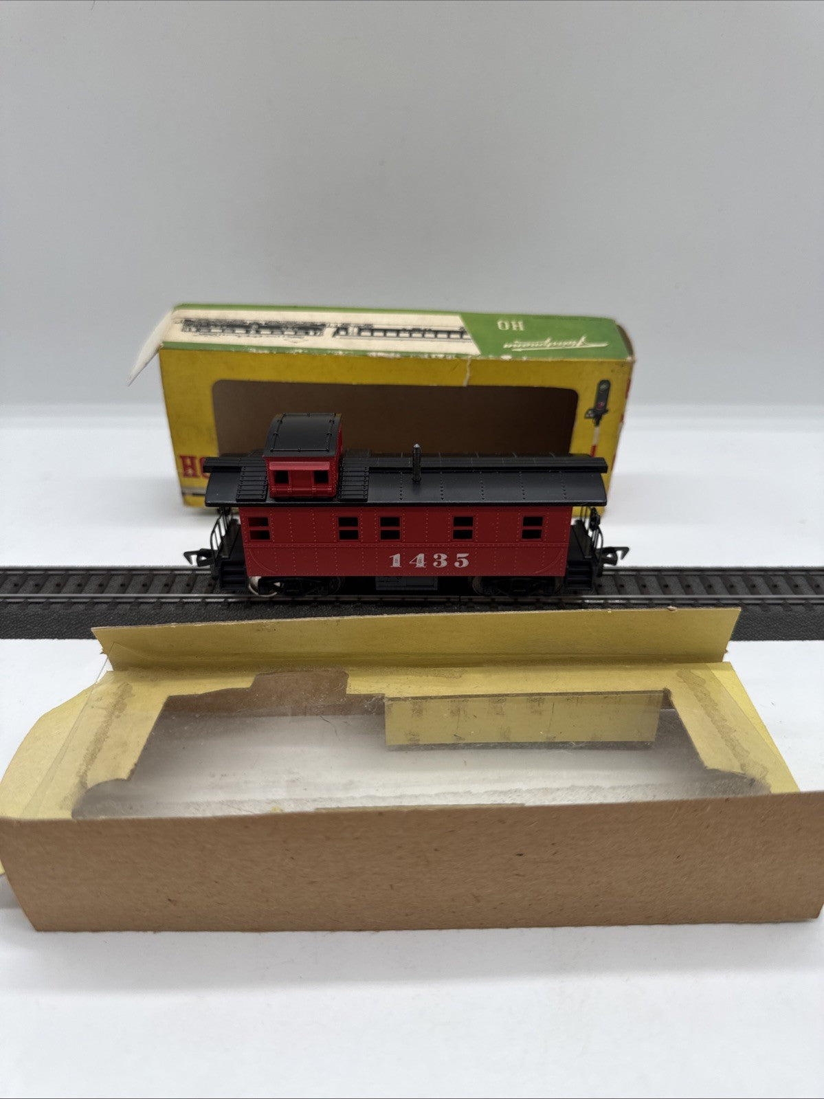 Fleischmann 1435 ; US-Caboose, TOP in OVP /R928