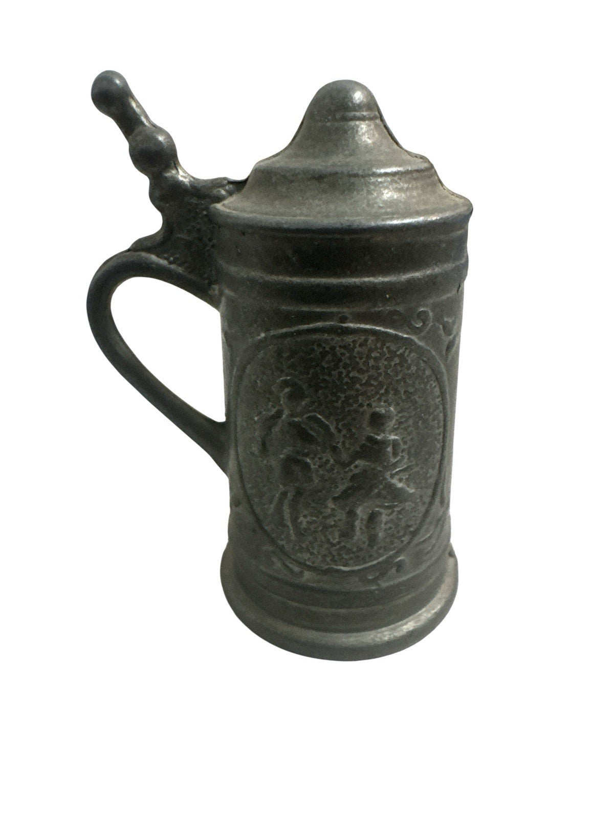 Zinn Miniatur Bierkrug 