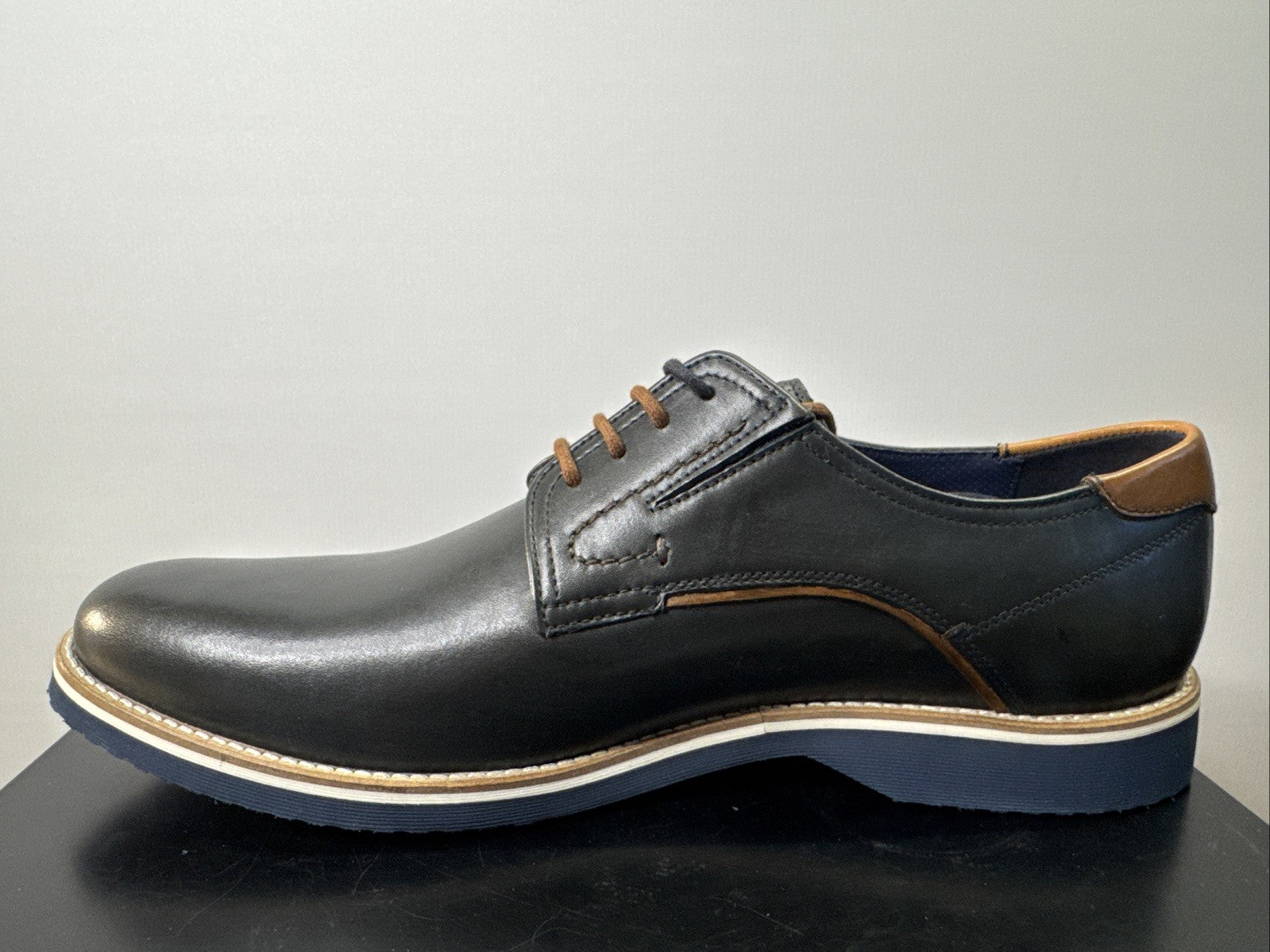 Encanio-702 Business Schuh Derby SIOUX Atlantic Gr. 47,5 Schwarz