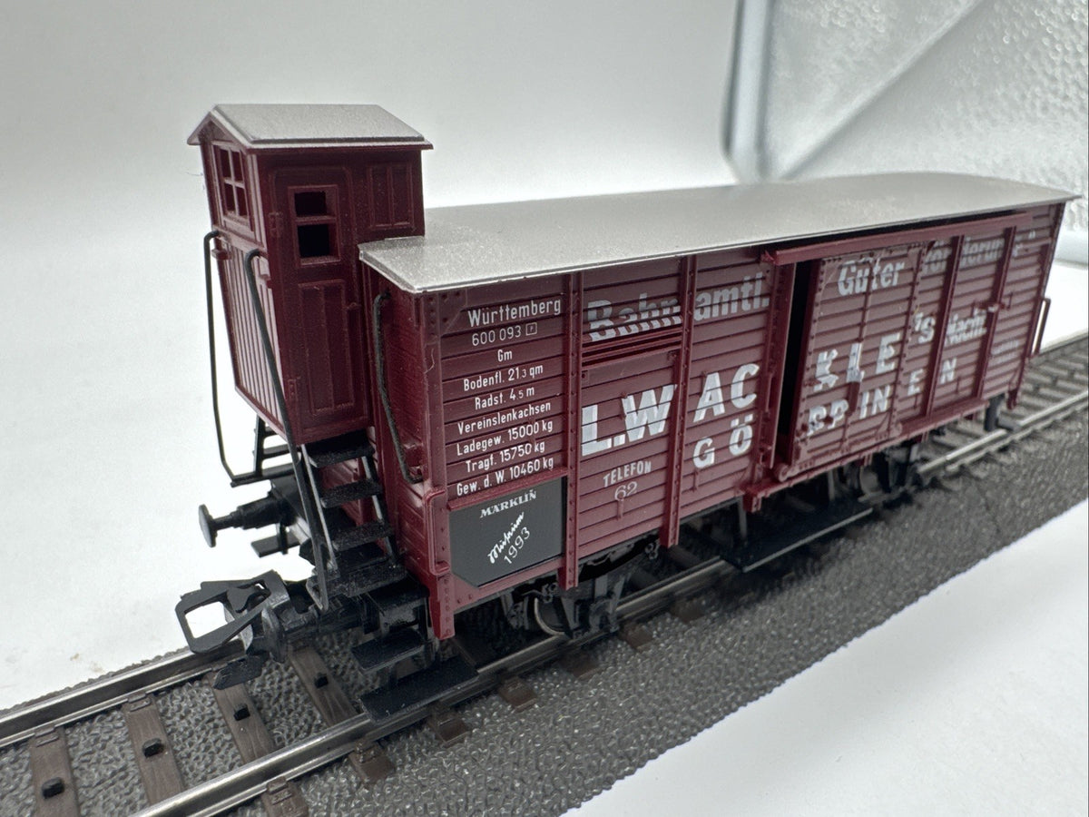 Märklin H0 Museumswagen 1993 600 093 K.W.St.E. 02 92  #385