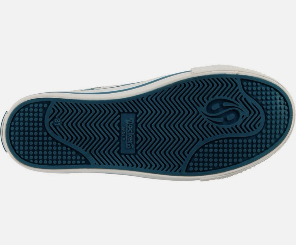Dockers by Gerli Kinder Gr. 32 Slip-On Sneaker Blumen Halbschuh Freizeitschuh