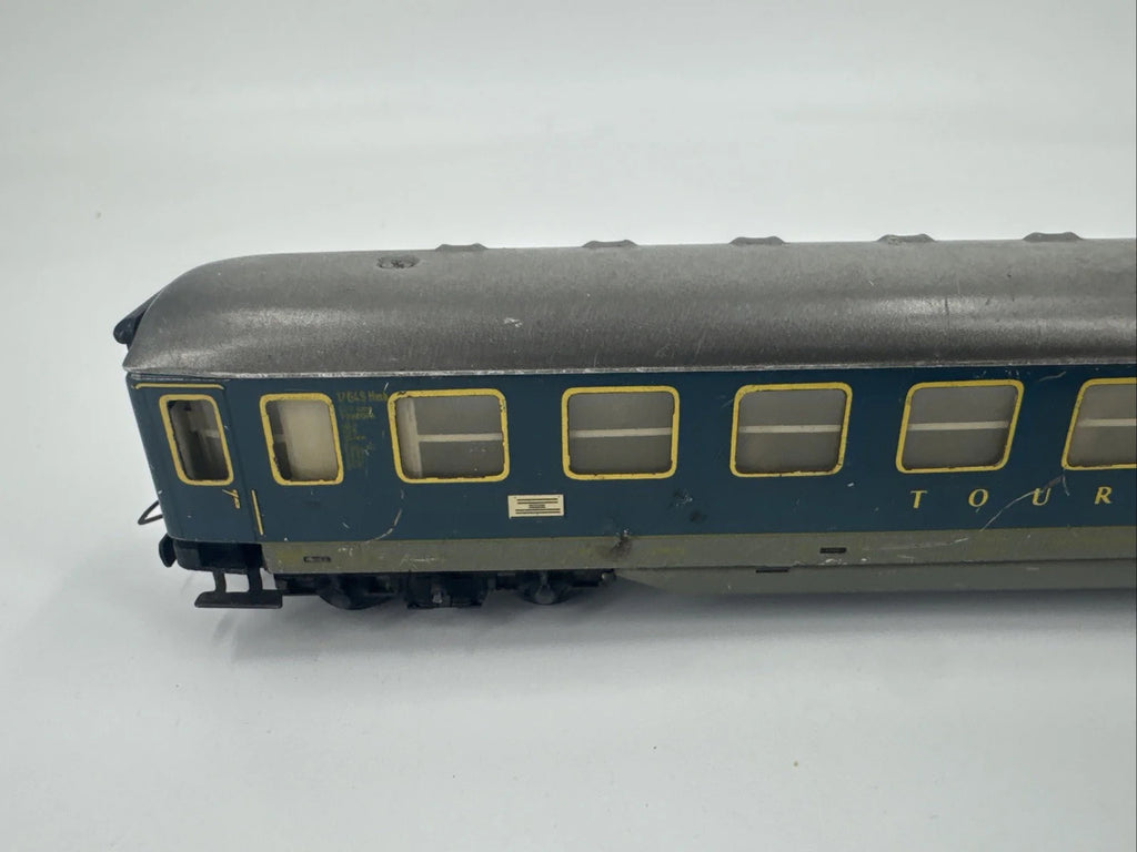 1:87  HO  Personenwagen/Abteilwagen "Touropa"  Trix Express - gebraucht