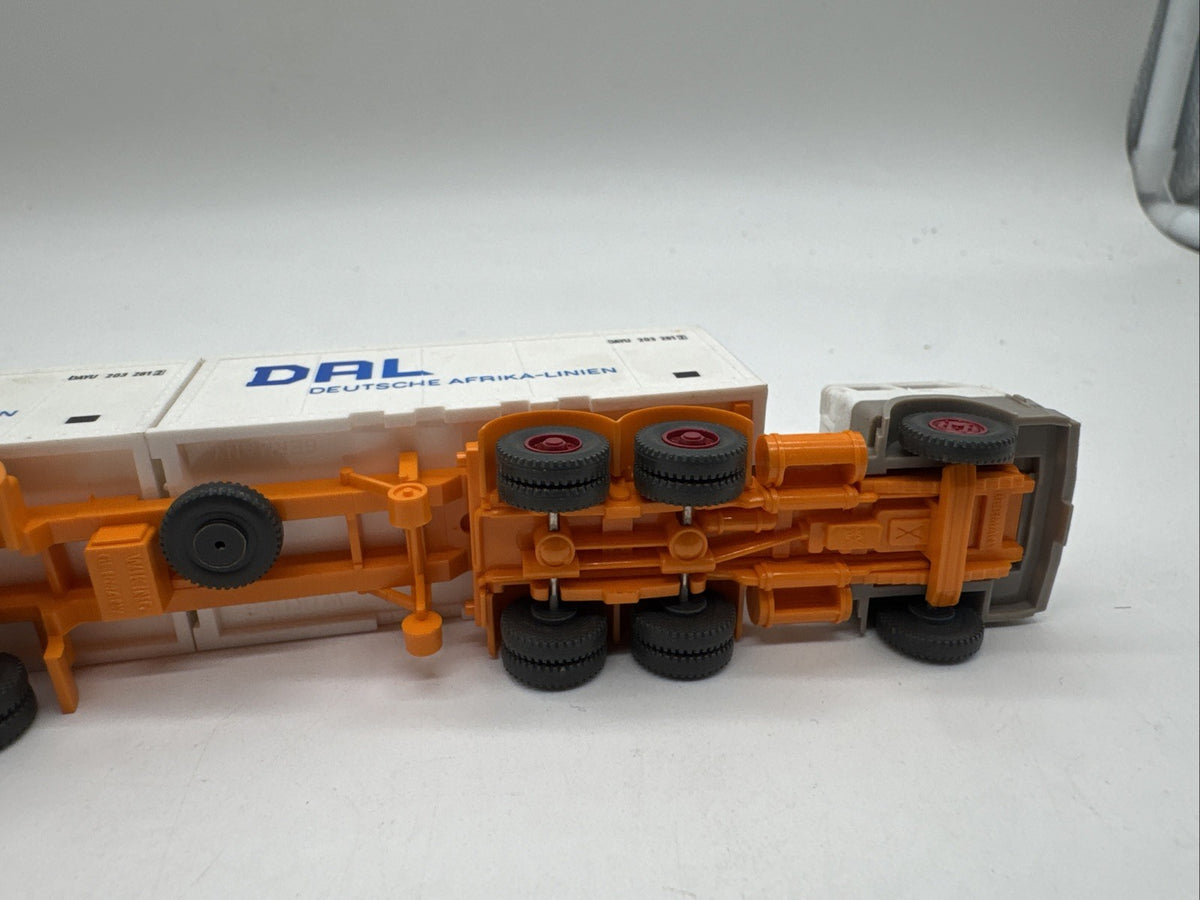 Wiking H0: Hanomag Henschel Containersattelzug Nr. 521 (GK 521) DAL #633