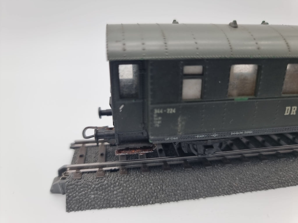 Piko Personenwagen 344-224 Bi 54 PI - DR - grün - weiße Schrift - H0 HO 1:87