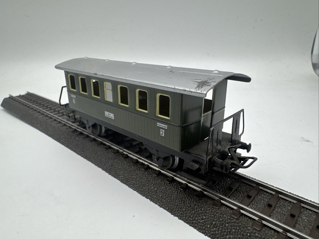 Märklin H0 Personenwagen 4051 Stg Grün Donnerbüchse 2. Klasse #254