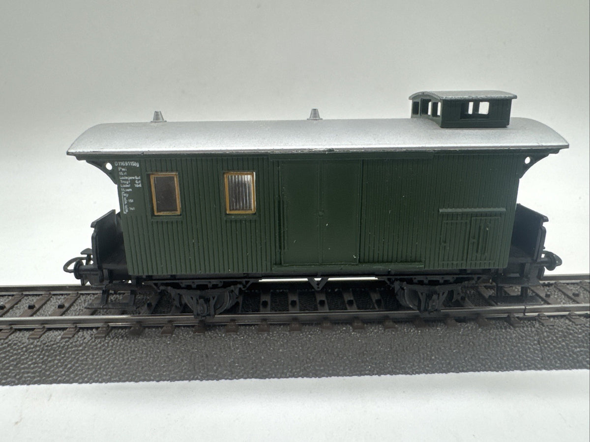 Märklin 4038 - Gepäckwagen - 116 910 Stg - grün/grau - H0 HO 1:87 #442