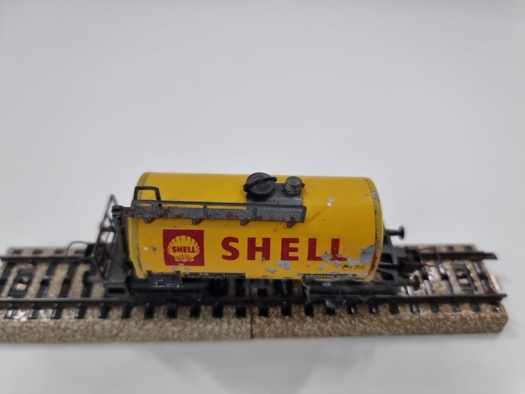 Trix Express 3427 Spur H0 Kesselwagen SHELL, DB,Blech