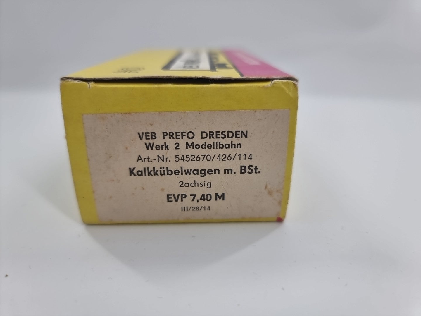 Piko/Prefo 5452670/426/114 Kalkkübelwagen DR 2achsig Neuwertig in OVP