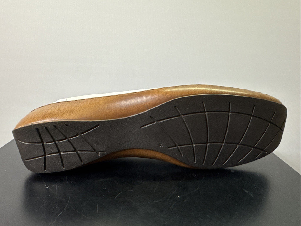 Ara Slipper Gr. 8 Damen Weiß Leder 
