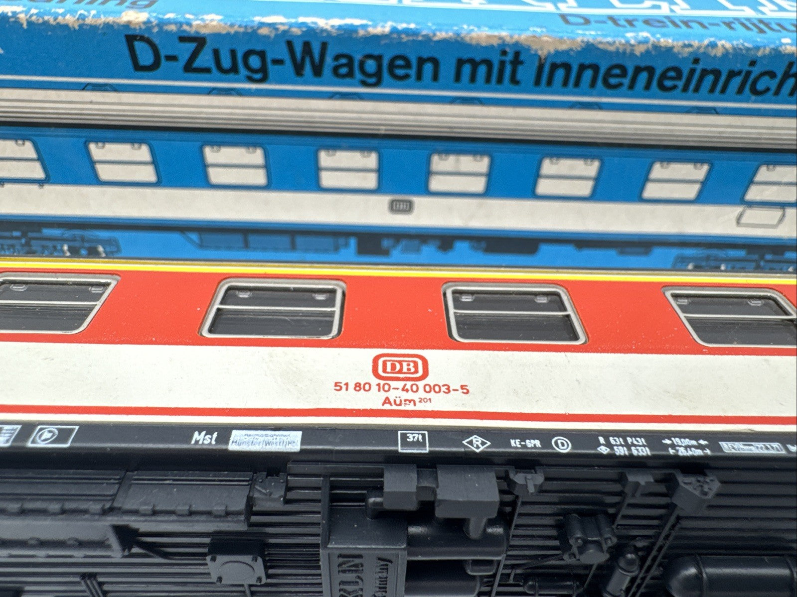 Märklin H0 4092 Personenwagen 2.Kl. der DB in OVP