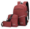 Rucksack Set 3 Tlg USB Joy Start Reisetasche