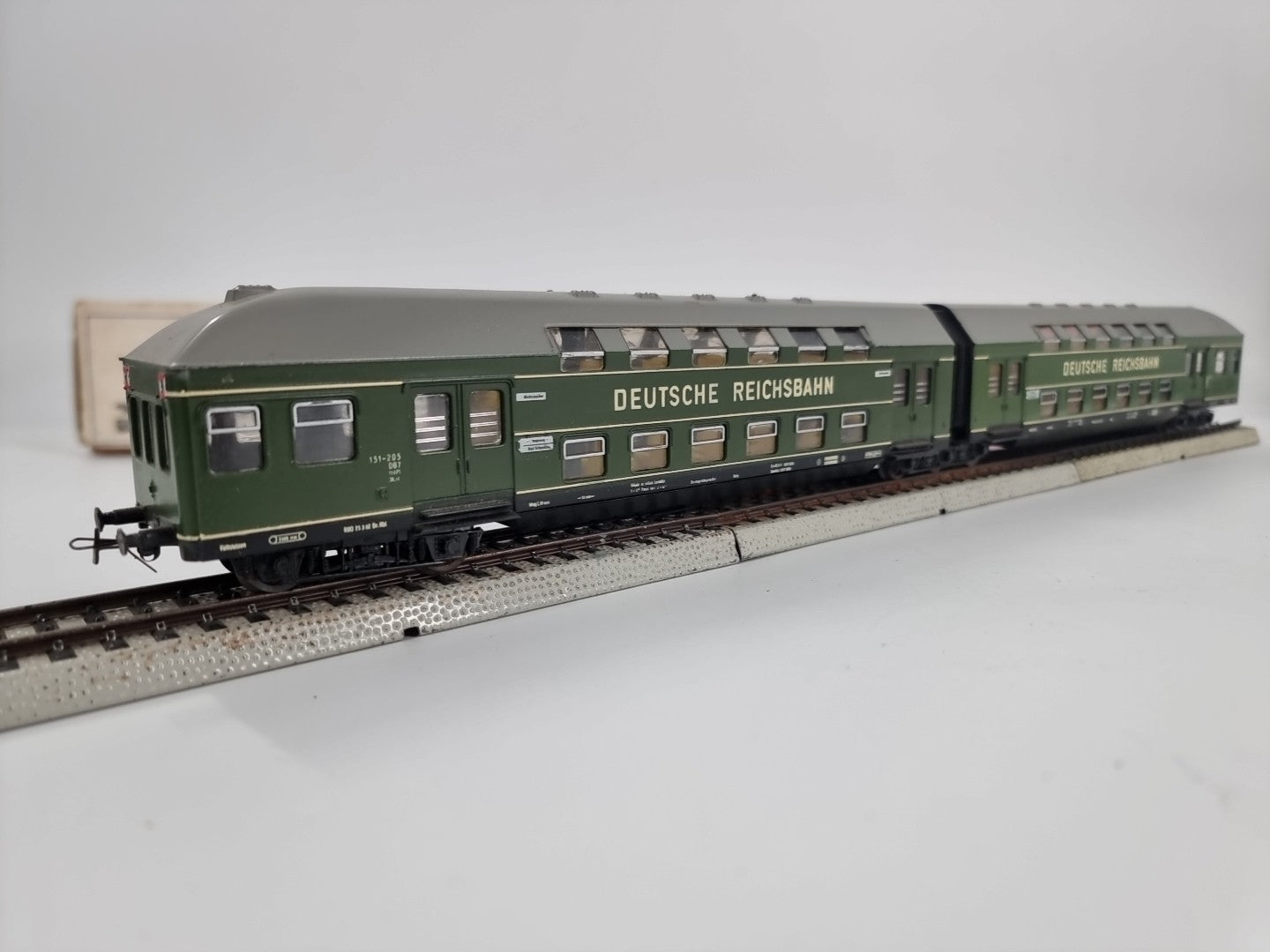 Schicht VEB H0 5452531/426/46 Doppelstockzug Mittelteil 2Tlg OVP