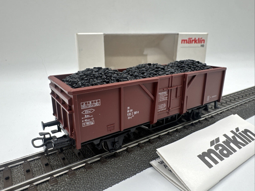 Märklin H0 4431 Hochbordwagen mit Ladung, DB, in OVP #2