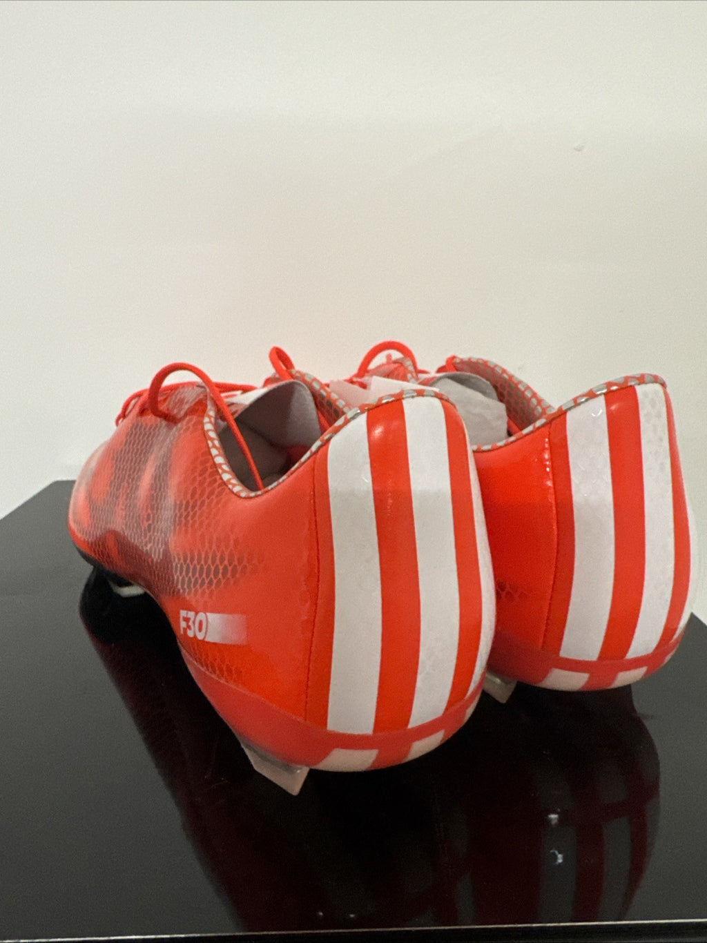2014 Adidas F30 FG Rot Pro B34856 Vintage Größe 47 1/3 UK 12