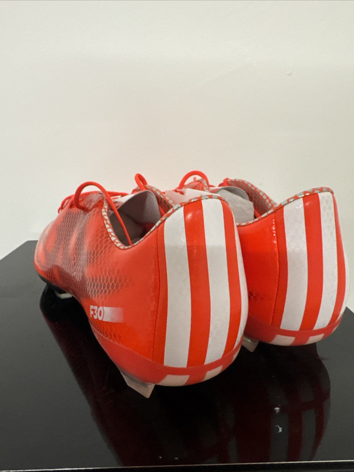 2014 Adidas F30 FG Rot Pro B34856 Vintage Größe 47 1/3 UK 12