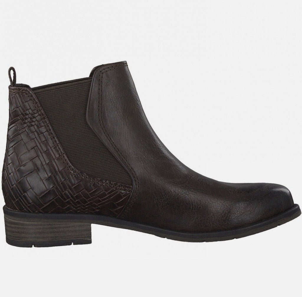Marco Tozzi Stiefelette Gr. 38 Chelsea Boots Café