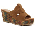 MARCO TOZZI Damen Pantolette Gr. 39 Slipper Sandale Sandalette Keilsandale