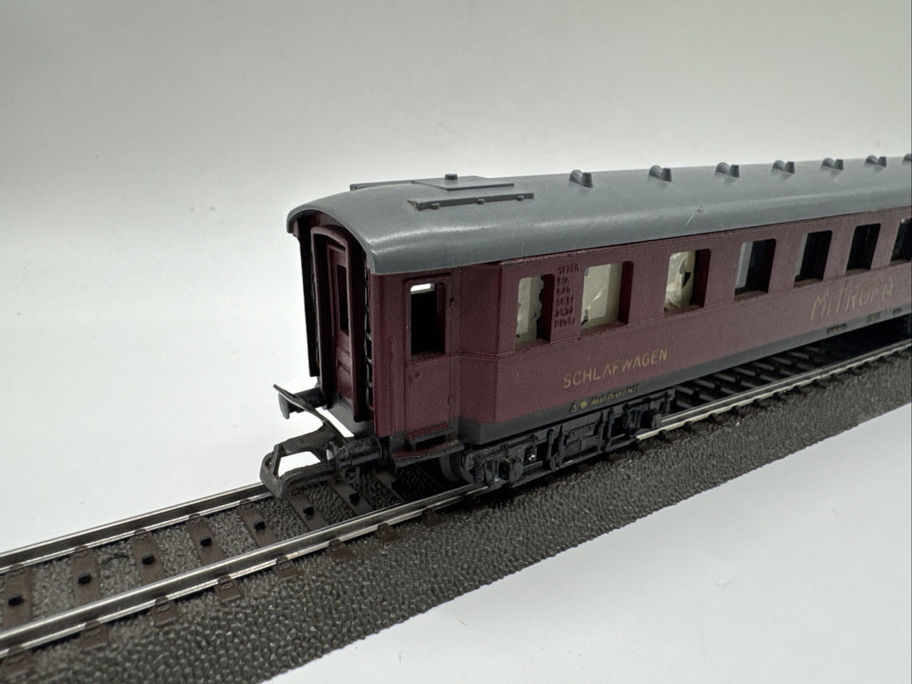 Piko H0 Schlafwagen MITROPA Personenwagen DR dunkelrot 1:87 #62