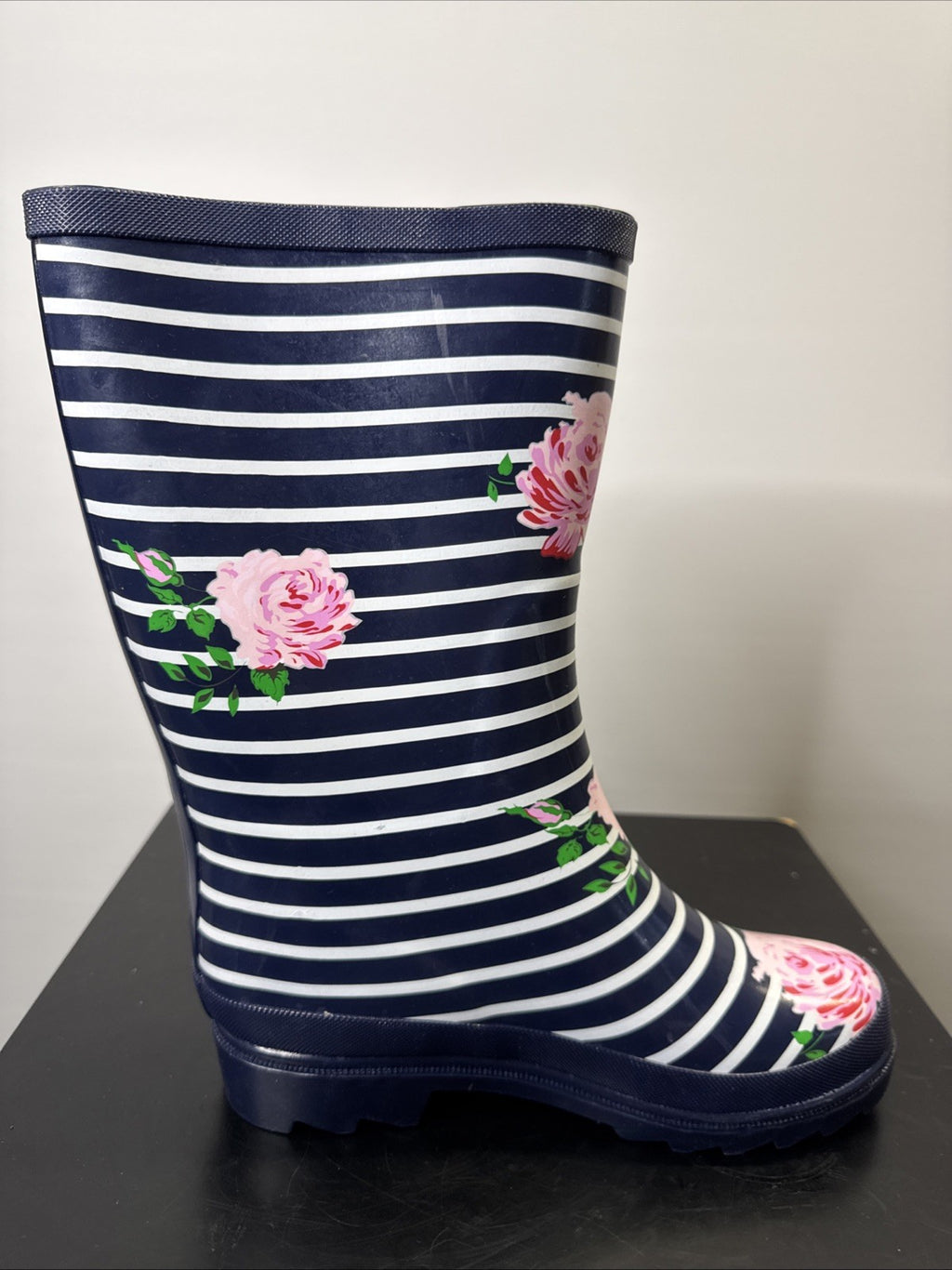 Beck Damen Gummistiefel Gr. 39 Regenstiefel Stiefel Stripes