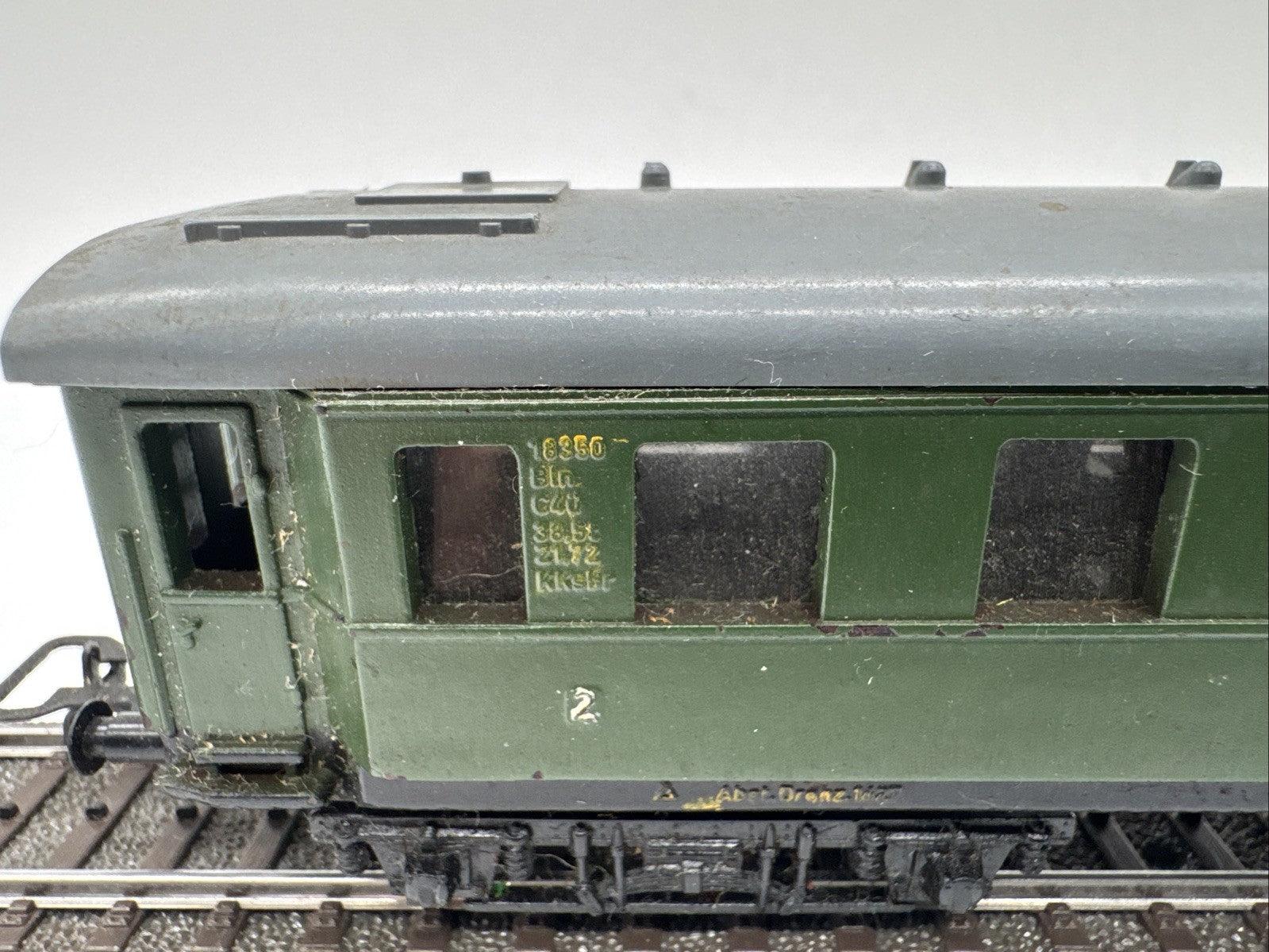 Piko Spur H0 18350 Personenwagen der DR Grün #66