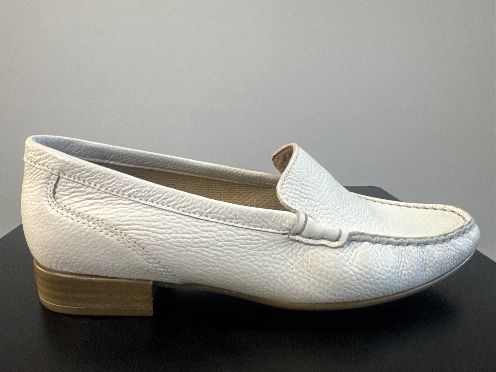 Jenny By Ara Damen Slipper Gr. 4,5 Leder Weiß 