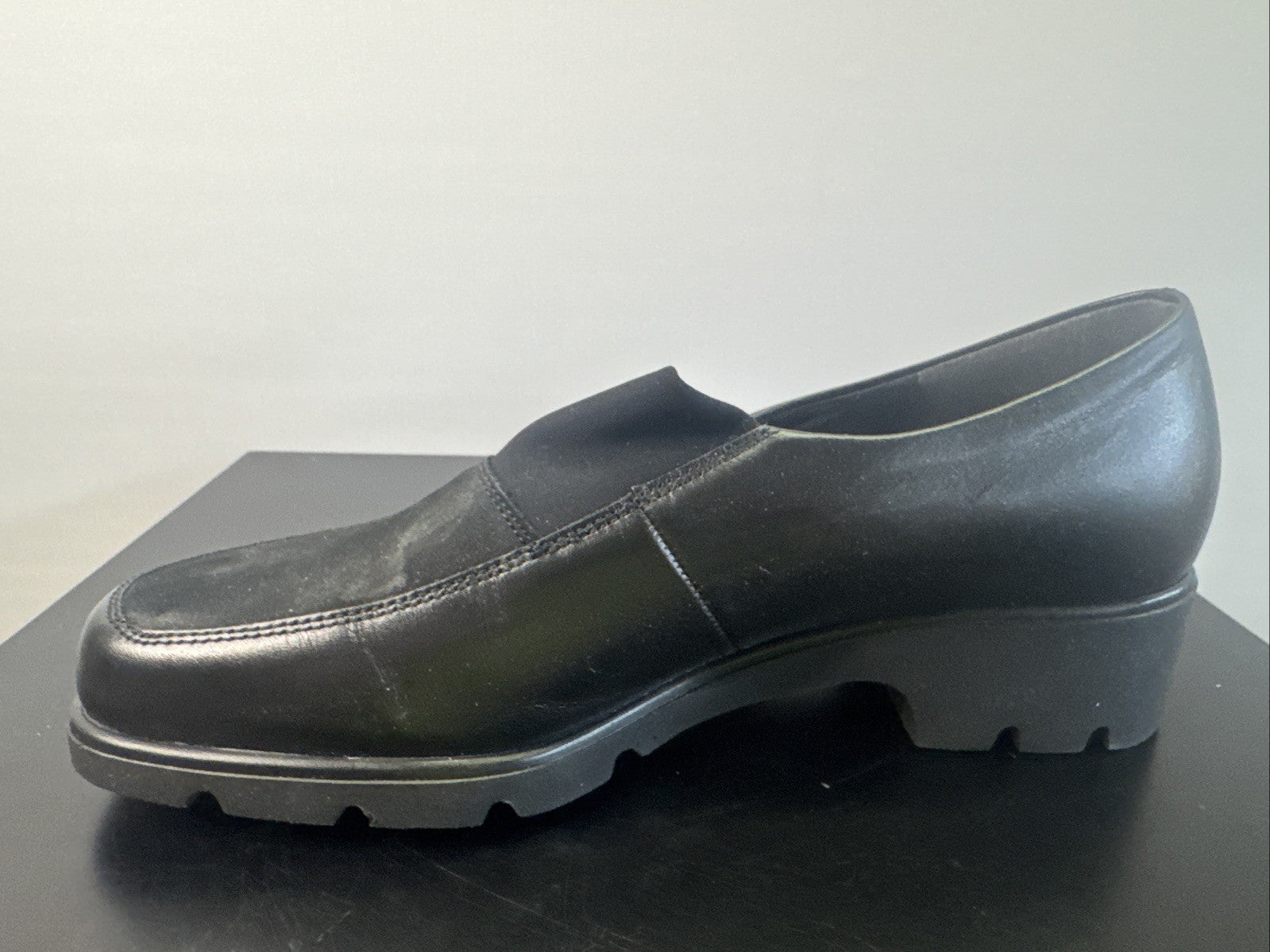 Gabor Damenschuh Gr. 4 / 36 Leder Halbschuh Slip On 