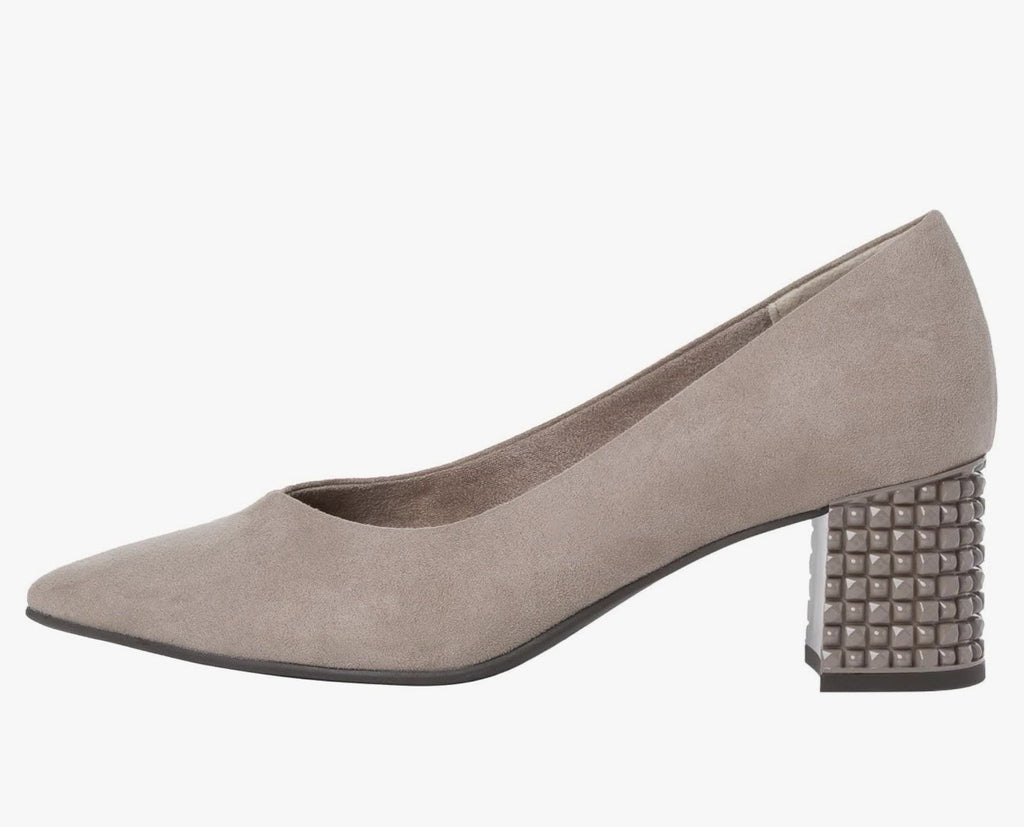Marco Tozzi Gr. 39 Pumps Damen Taupe Absatzschuh 
