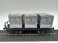 Kleinbahn H0 339 Güterwagen "Von Haus zu Haus" der DB in grauer OVP