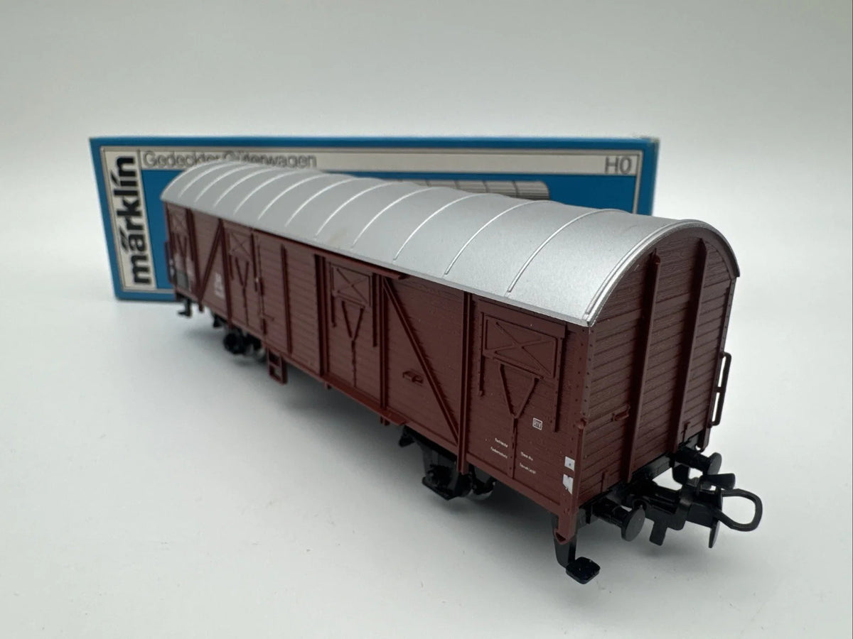 Märklin H0 4700 gedeckter Güterwagen 201 855 Glhms50 braun DB 1:87 OVP