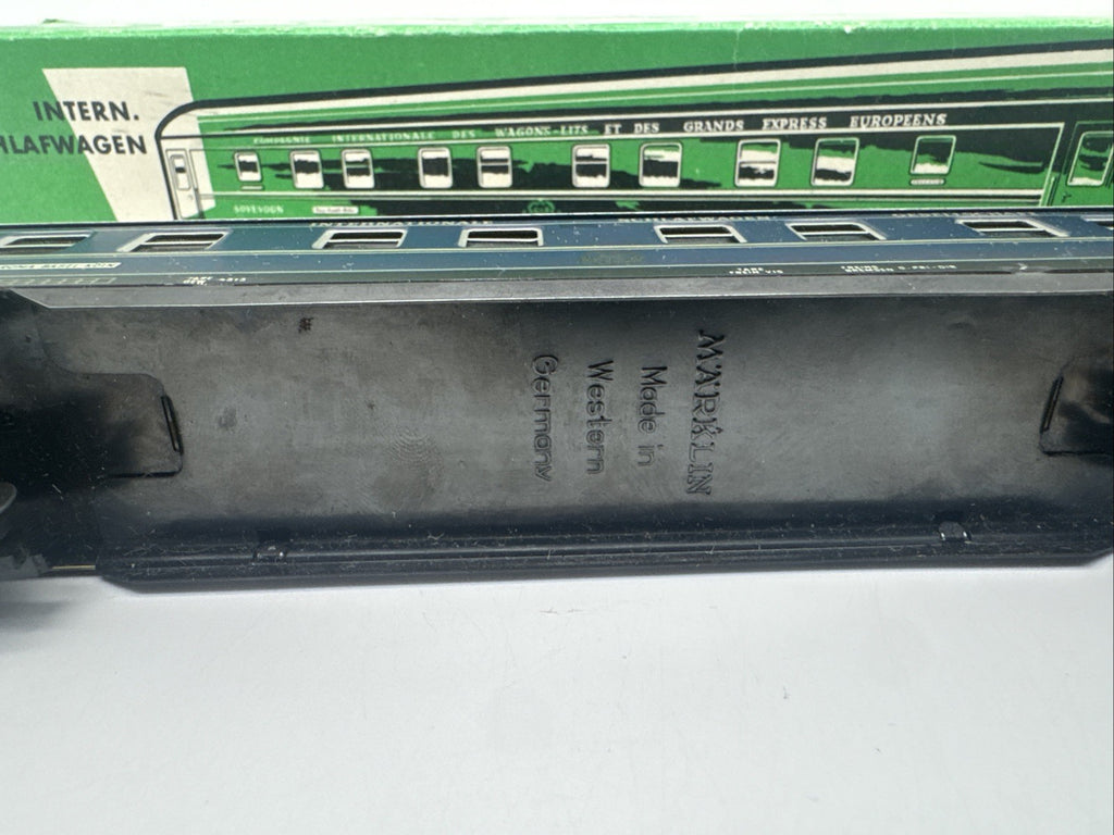 Märklin HO 4029 Schlafwagen blau OVP, gebraucht