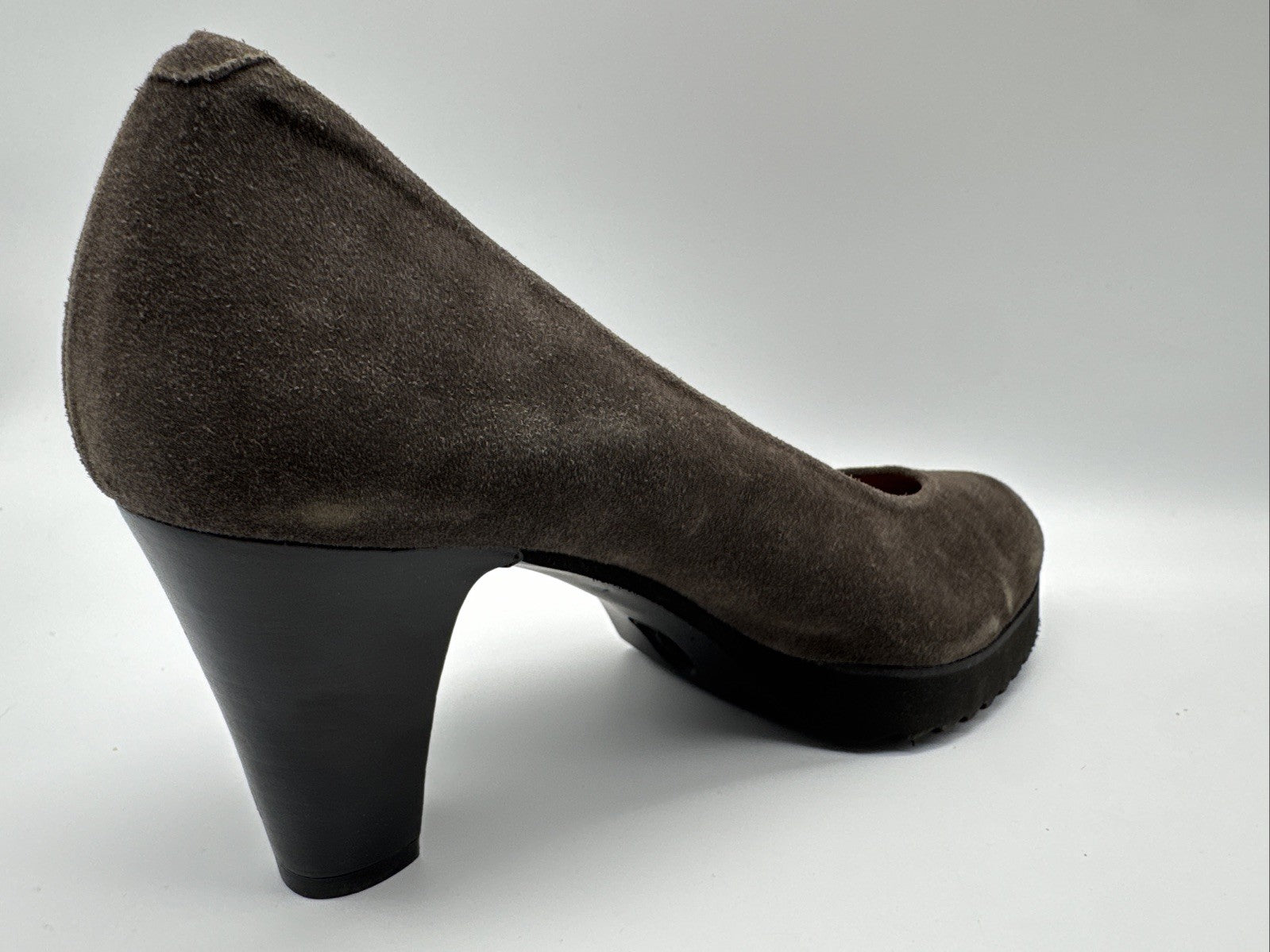 Gadea Pumps Gr. 37 Braun Leder Damen Absatzschuh