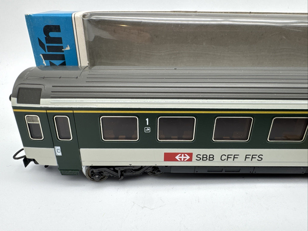 H0 Märklin 4123 Personenwagen 1. Klasse Schweiz, neuwertig OVP
