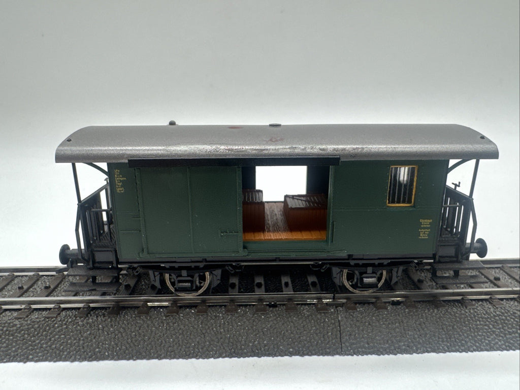 Fleischmann H0 5055 Gepäckwagen 049 134 Nürnberg Ansbach der DRG ohne OVP #768