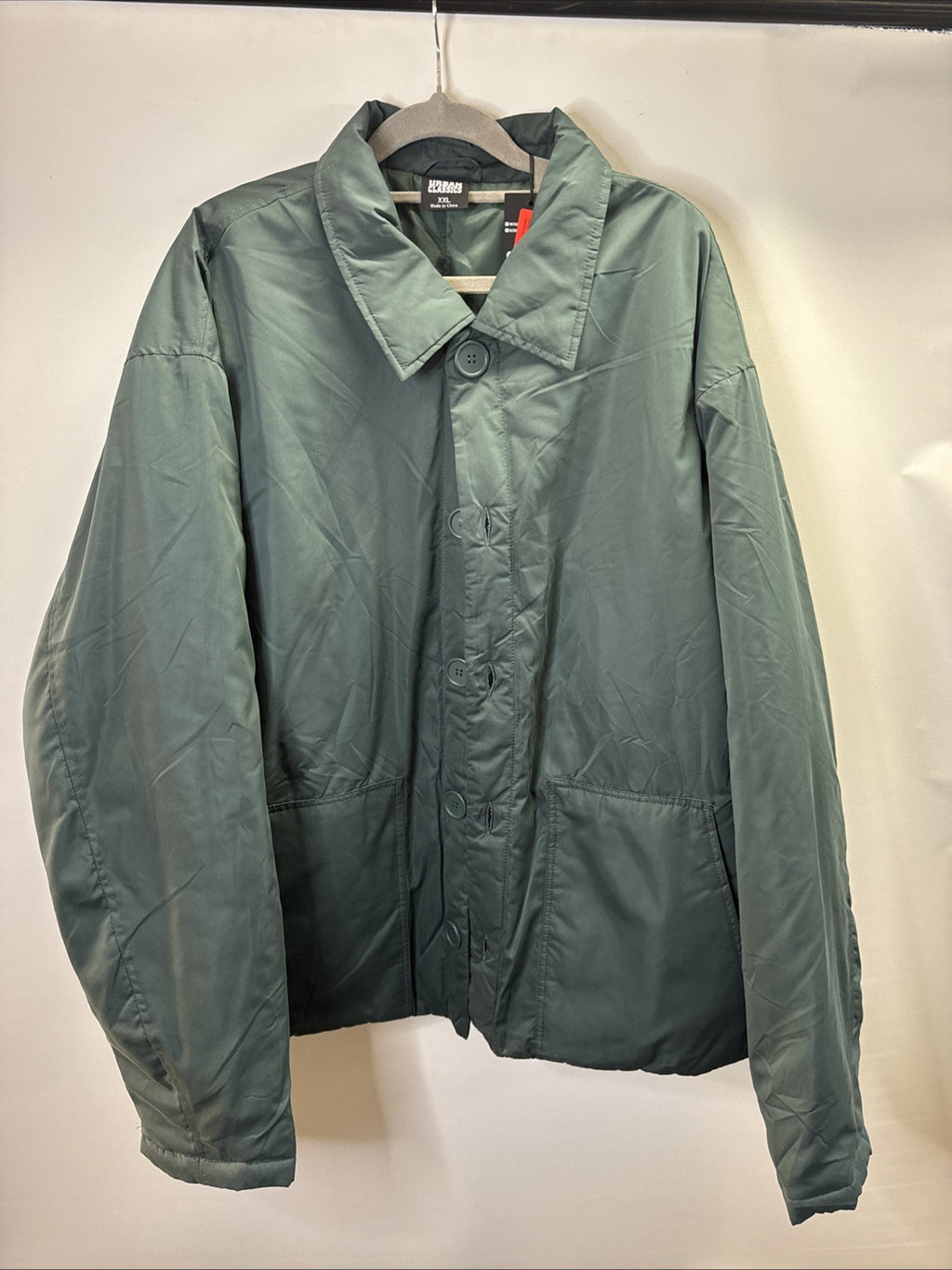 Urban Classic Herrenjacke Gr. 2XL Grün Knopf