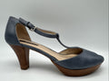 Gadea Pumps Gr. 40 Blau Leder Damen Absatzschuh