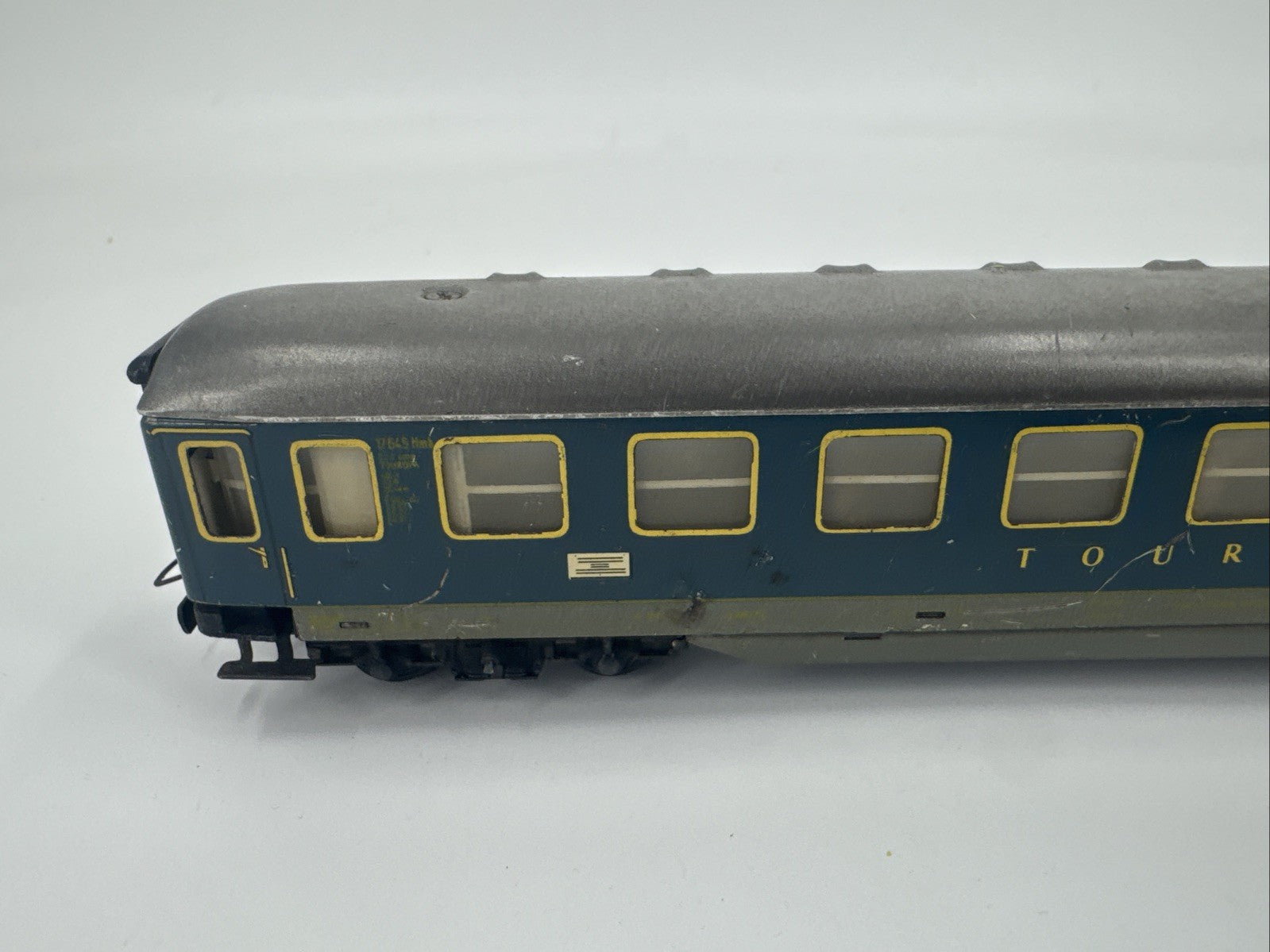 1:87  HO  Personenwagen/Abteilwagen "Touropa"  Trix Express - gebraucht