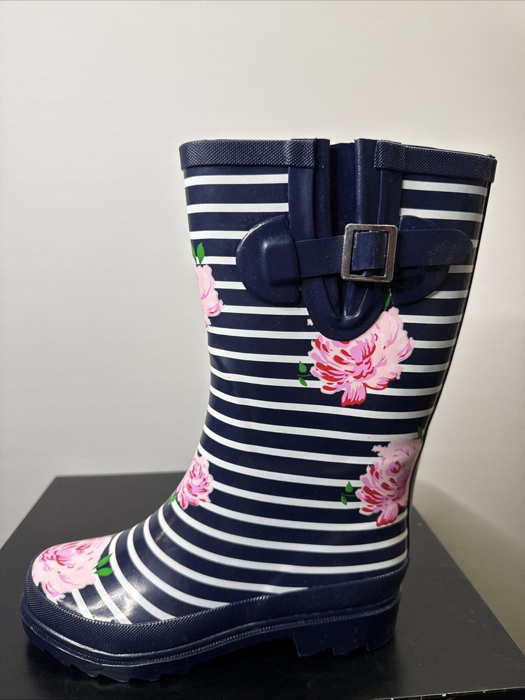 Beck Damen Gummistiefel Gr. 40 Regenstiefel Stiefel Stripes