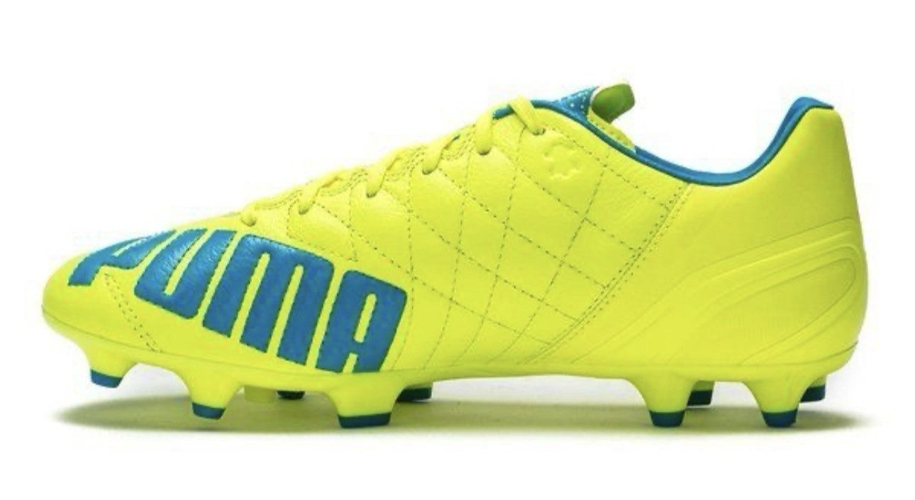 Puma evoSPEED 3.4 Lth Fußballschuhe Gr. 46 UK 11 Herren Rasenschuh Fussball
