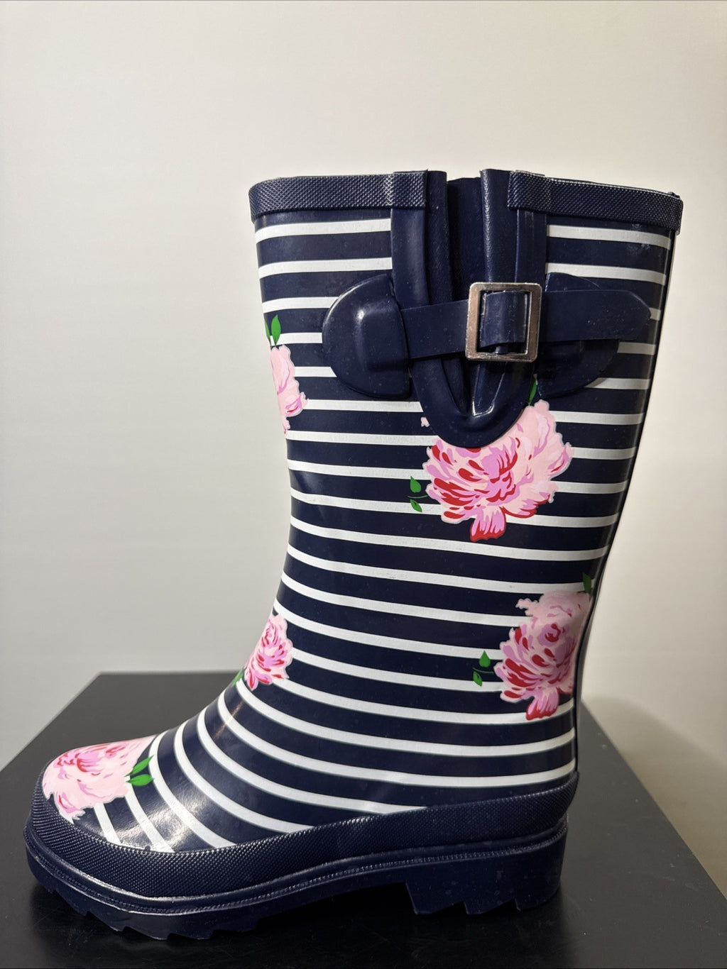 Beck Damen Gummistiefel Gr. 38 Regenstiefel Stiefel Stripes