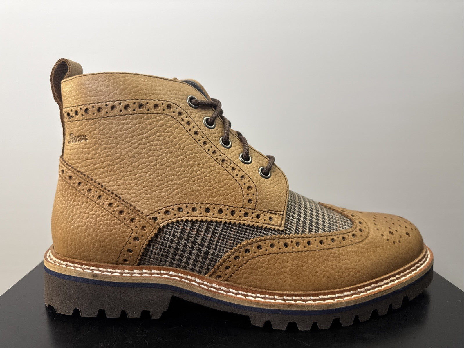 SIOUX Germany Herren Business Schuhe Bootie QUENDRON - 708 Braun Gr. 40 / 6,5