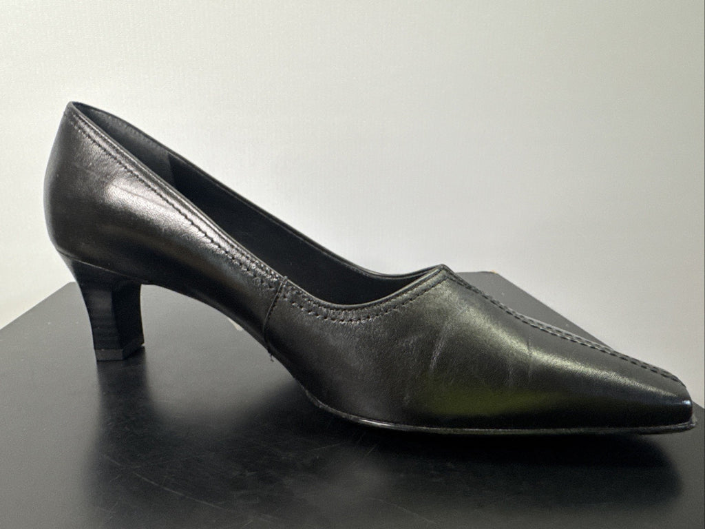 Ara Pumps Gr. 8 Schwarz  Leder Absatzschuh